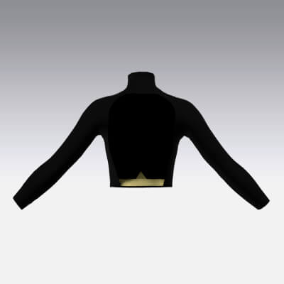 Blouse Black Color Modern Look