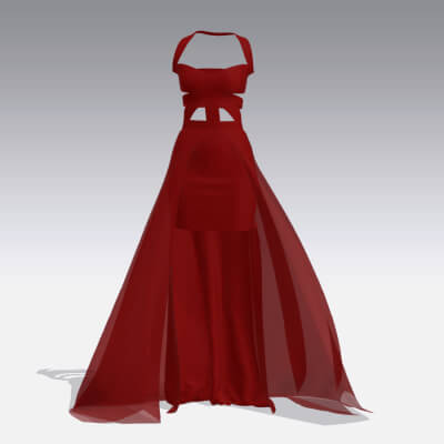 Burgundy Color Blouse Ferris Wheel and Skirt Asymmetric Dres