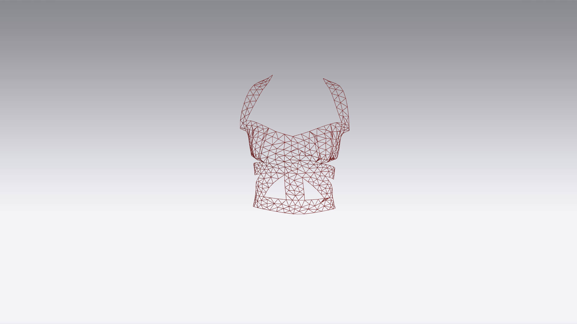 Burgundy Color Blouse Ferris Wheel Model Modern Look 3D Model