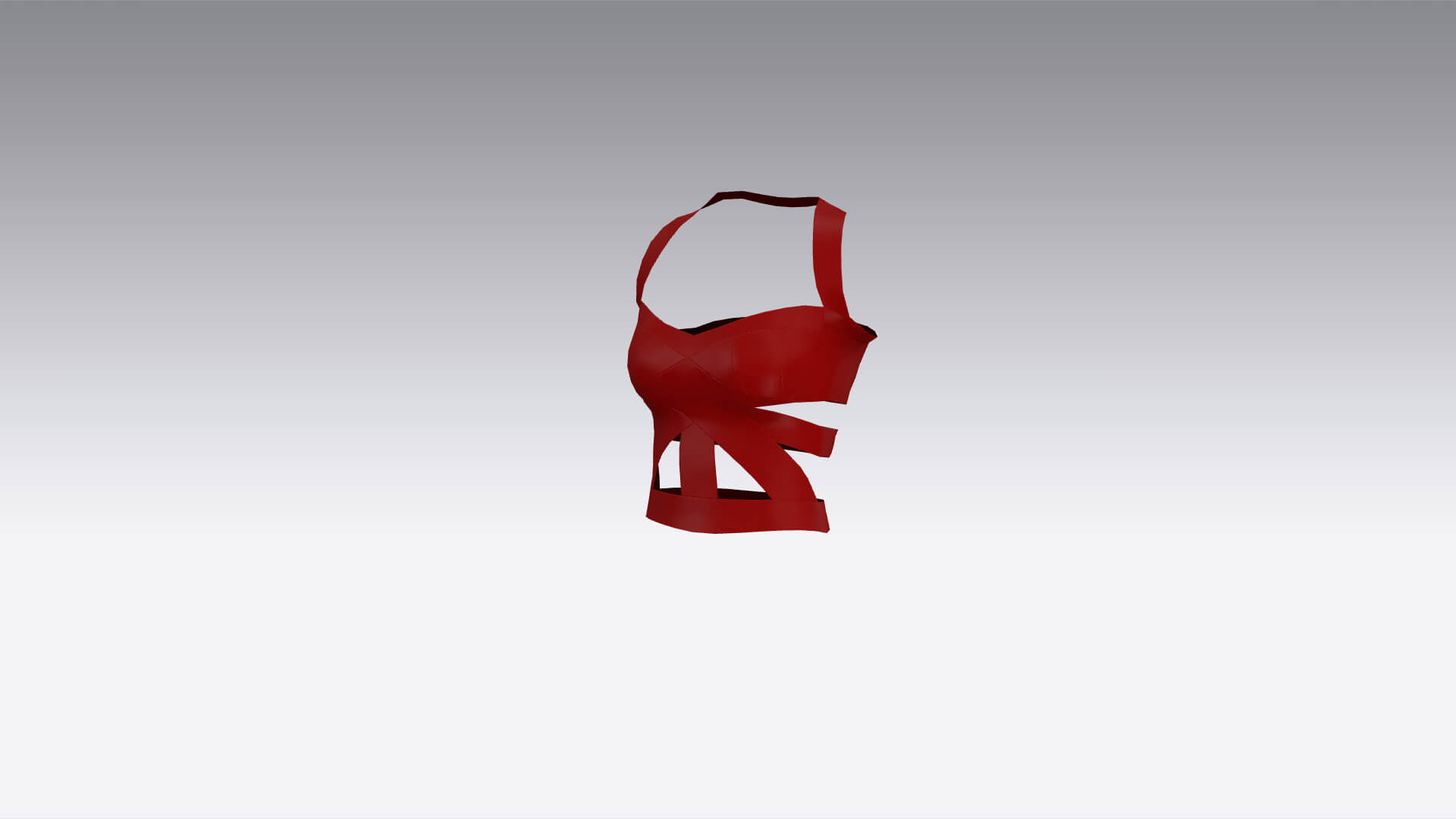 Burgundy Color Blouse Ferris Wheel Model Modern Look 3D Model