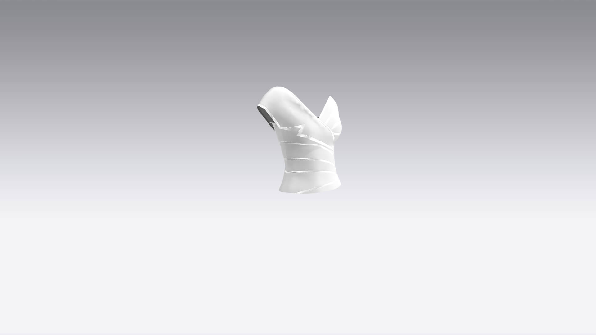 Jacket Collar Blouse Modern Look 3D Model