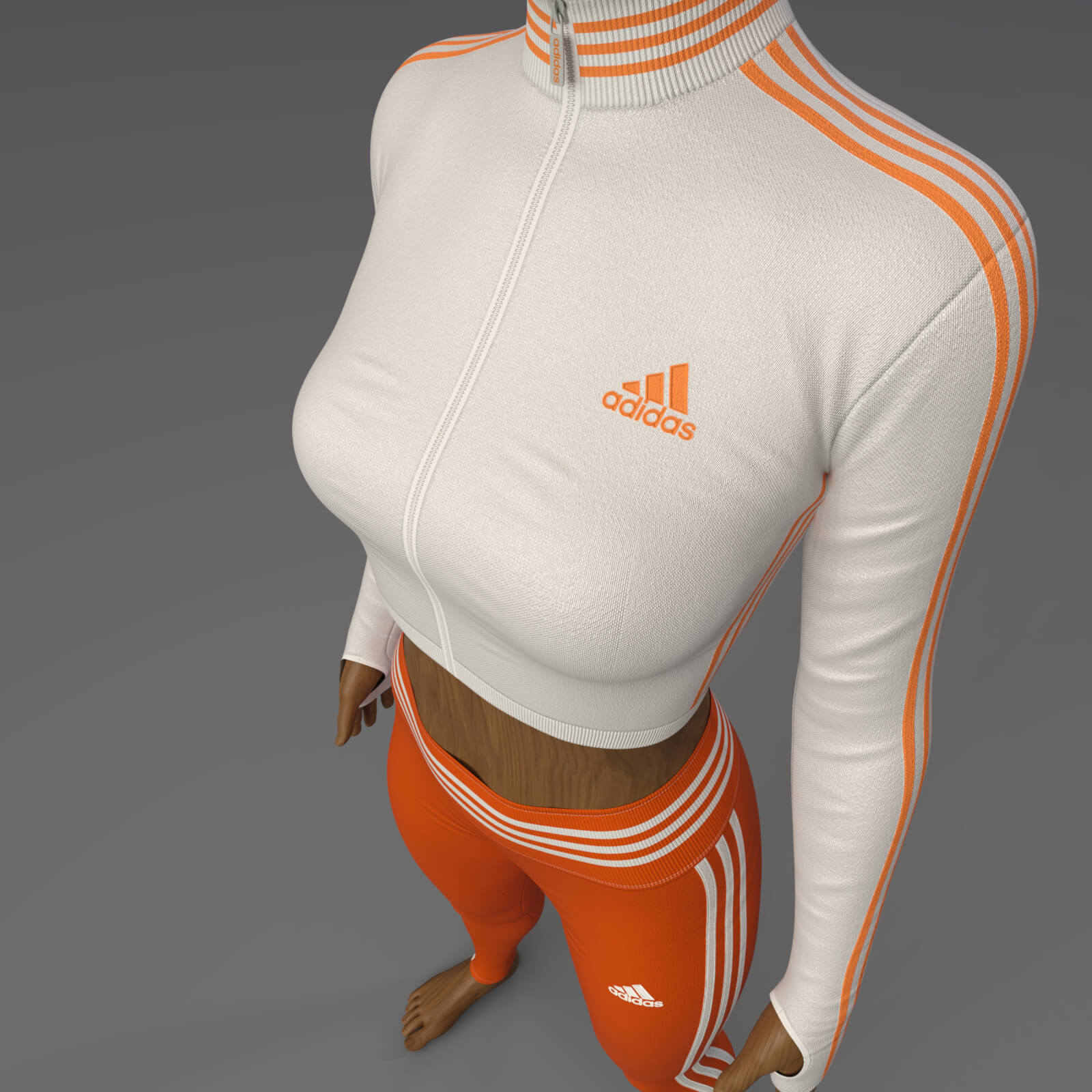 EliteDZ_Adidas Style for Cropped Tracksuit Daz Content