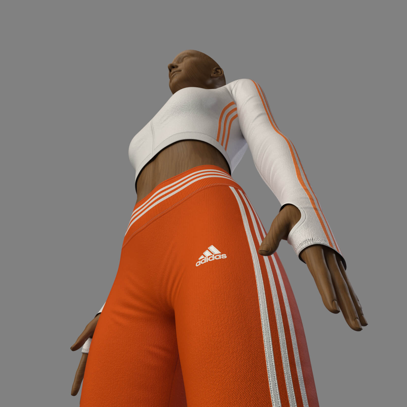 EliteDZ_Adidas Style for Cropped Tracksuit Daz Content