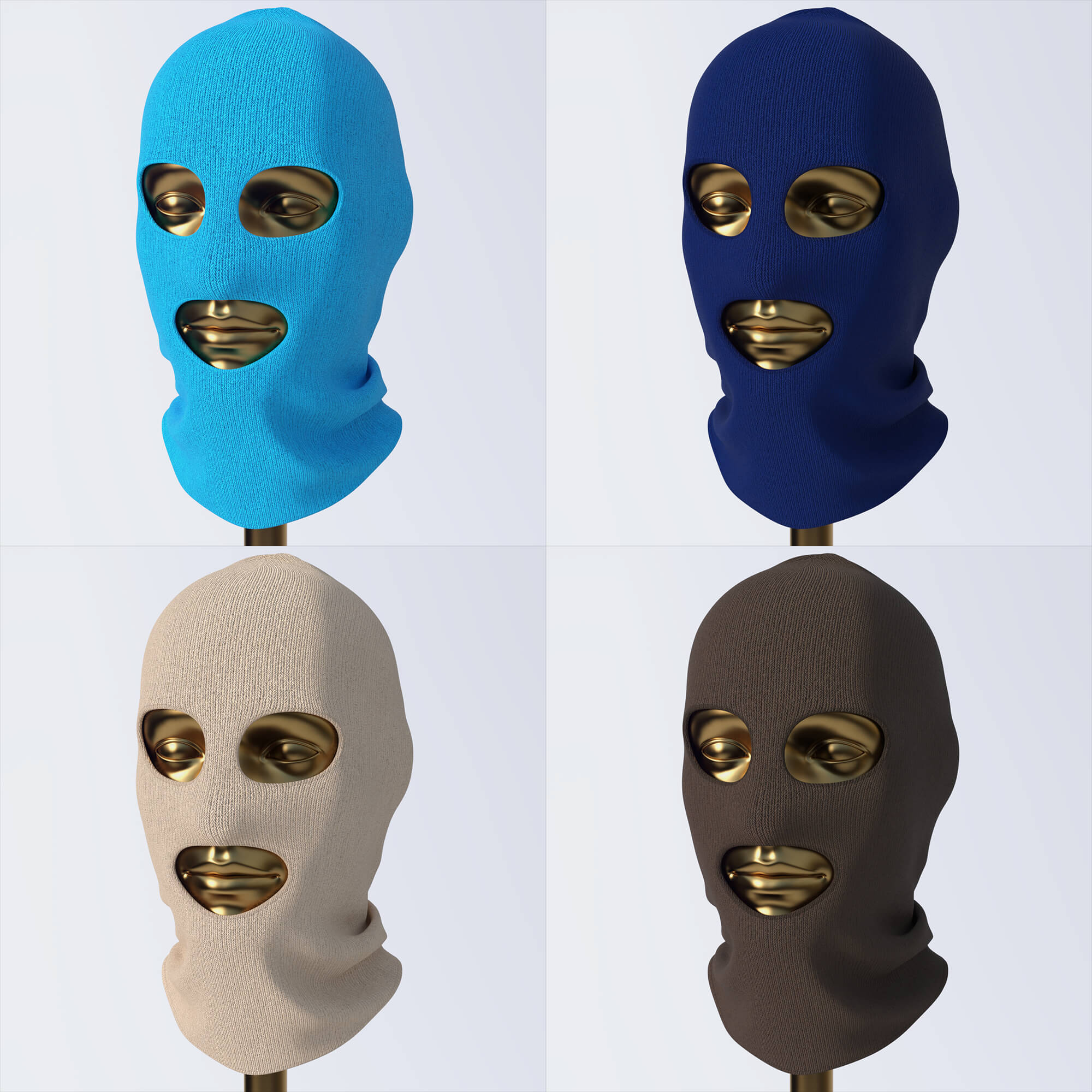 EliteDZ_Balaclava 3 G8M Robber-Style Daz Content