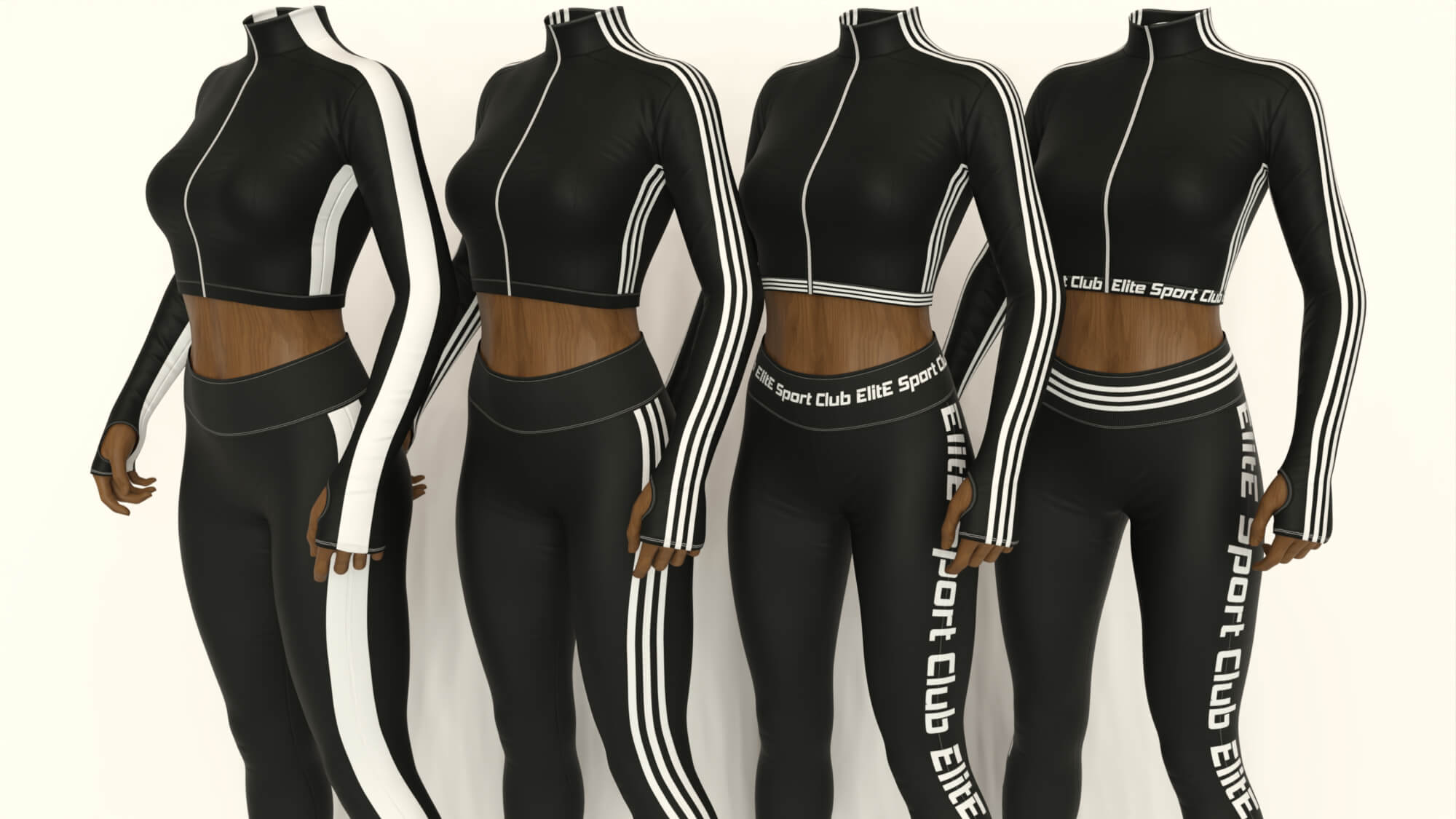 EliteDZ_Cropped Tracksuit G8F Daz Content