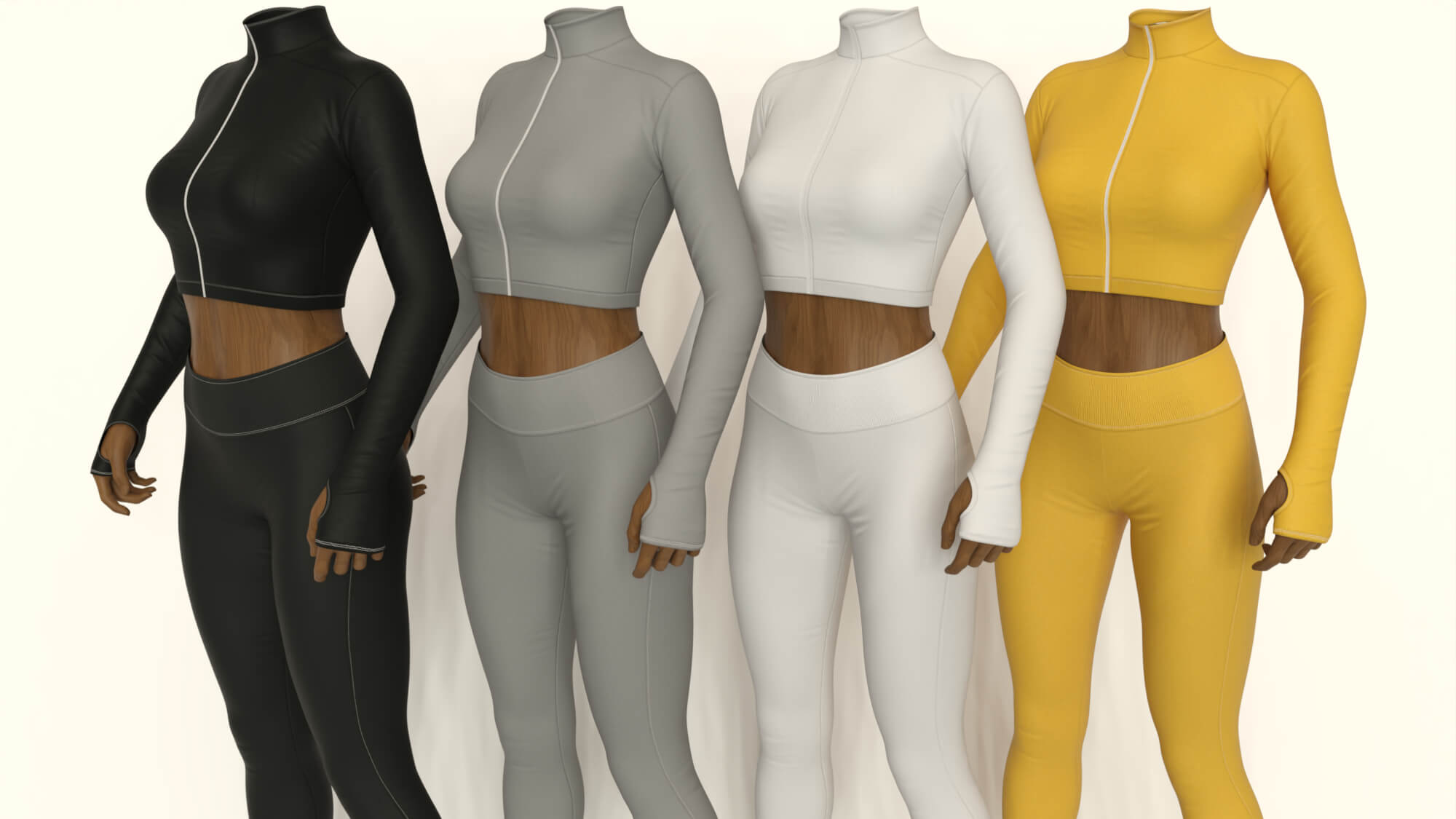 EliteDZ_Cropped Tracksuit G8F Daz Content