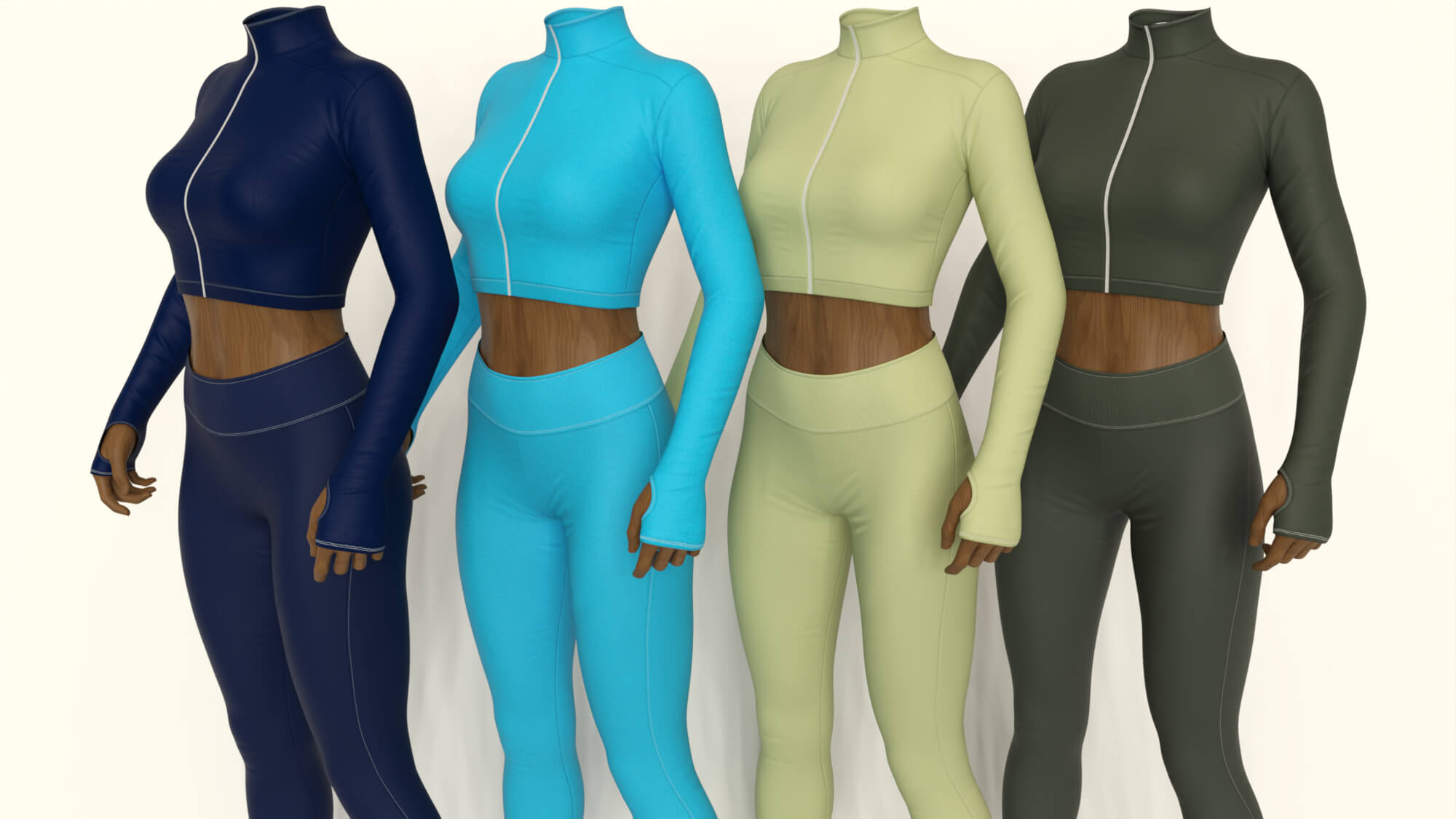 EliteDZ_Cropped Tracksuit G8F Daz Content
