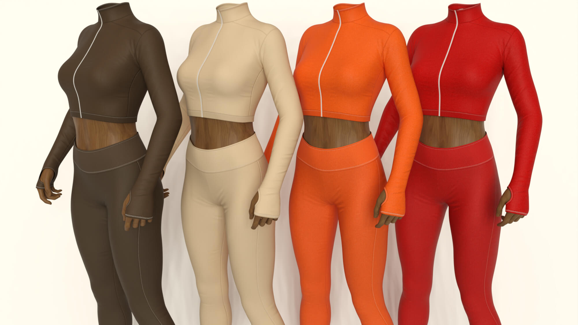 EliteDZ_Cropped Tracksuit G8F Daz Content