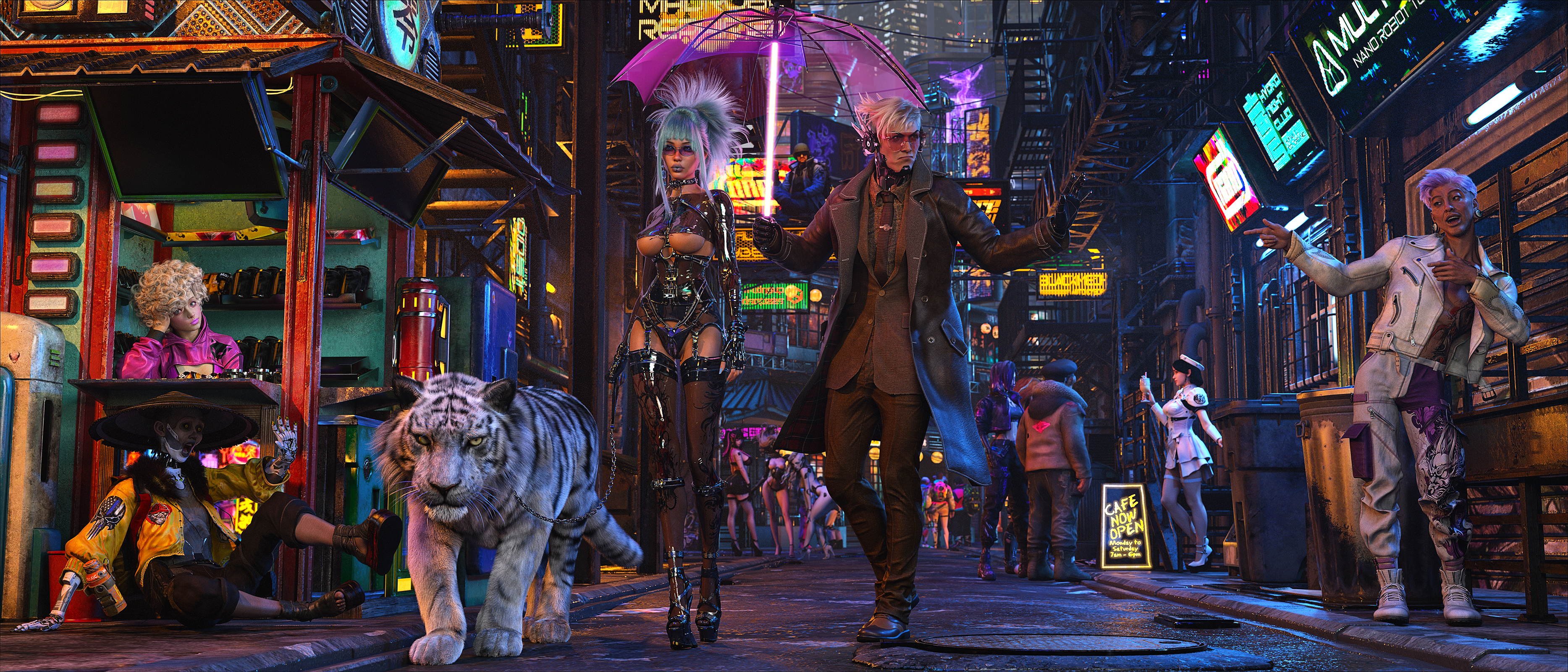 Antagonists 3D Render, Digital Artwork by ElorOnceDark