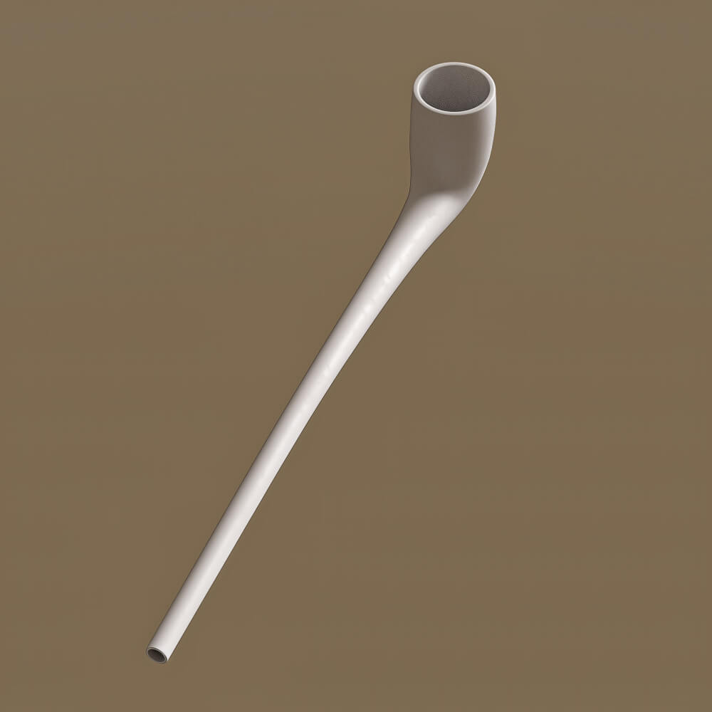 Historical English Clay Smoking Pipe for DAZ Studio 3D Model
