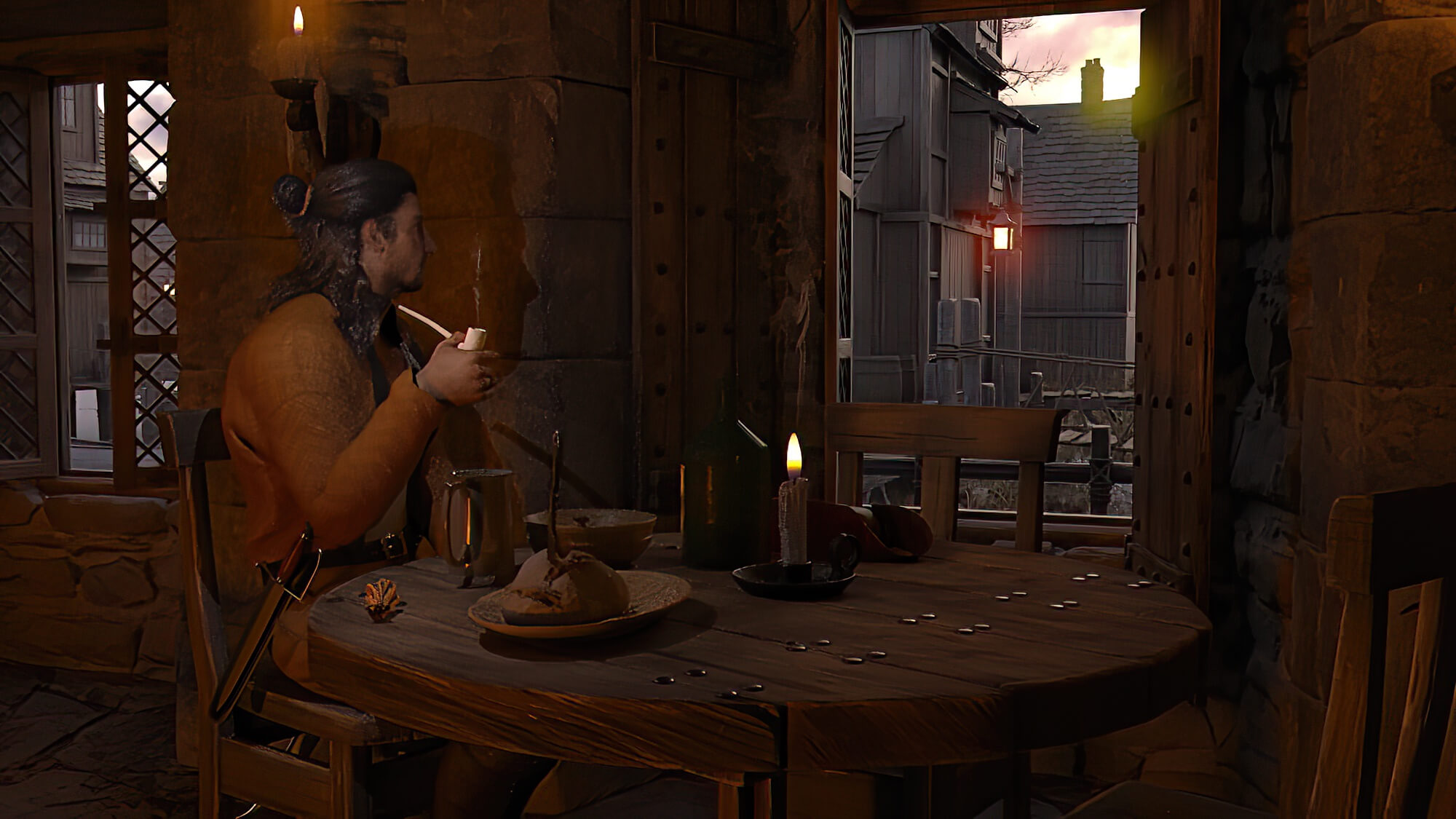 Historical English Clay Smoking Pipe for DAZ Studio 3D Model