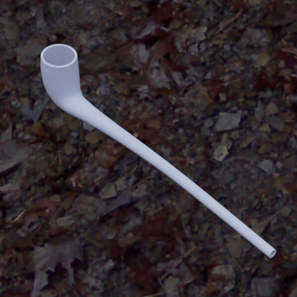 Historical English Clay Smoking Pipe for DAZ Studio