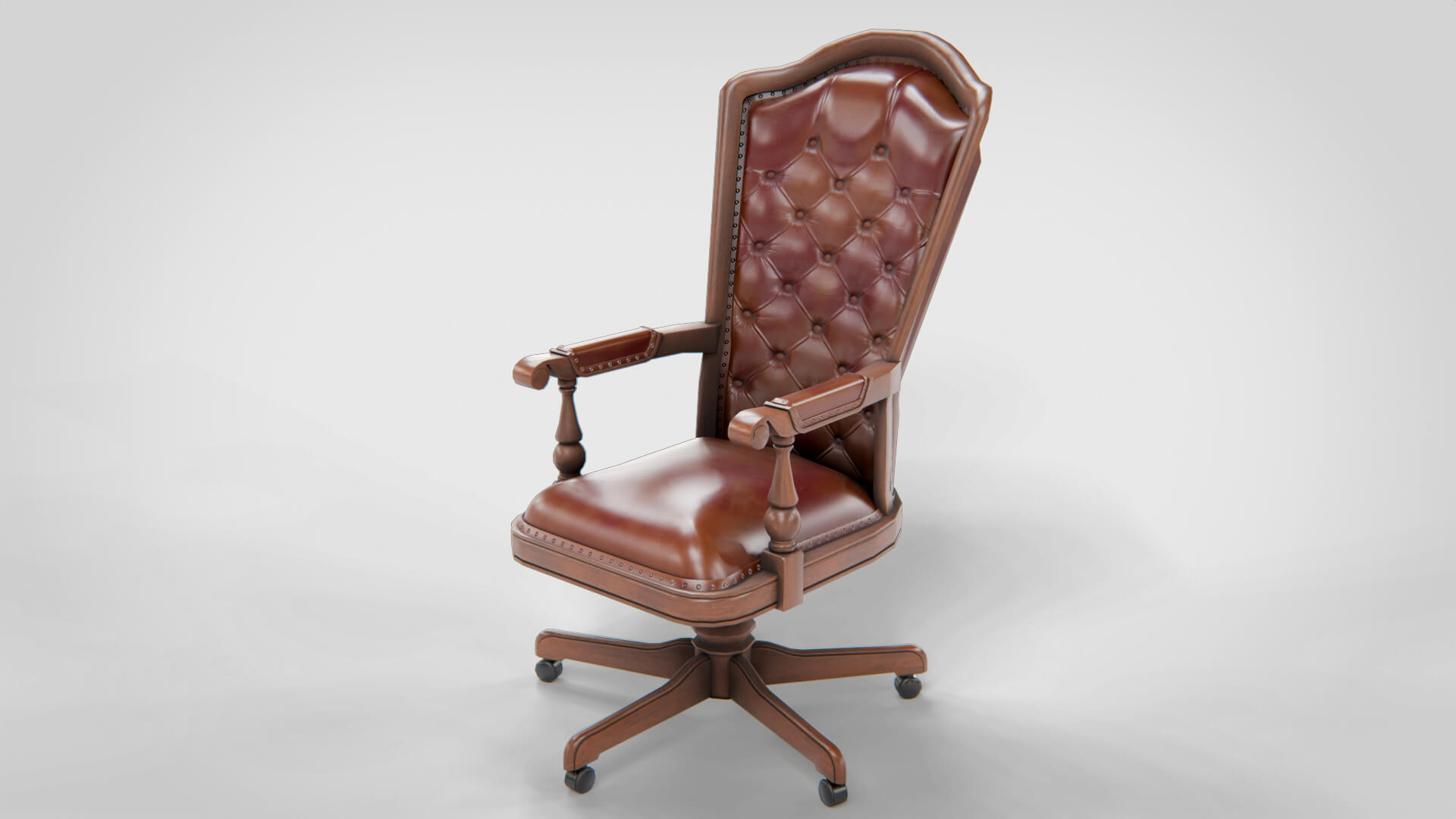 Chesterfield Executive Chair 3D Model