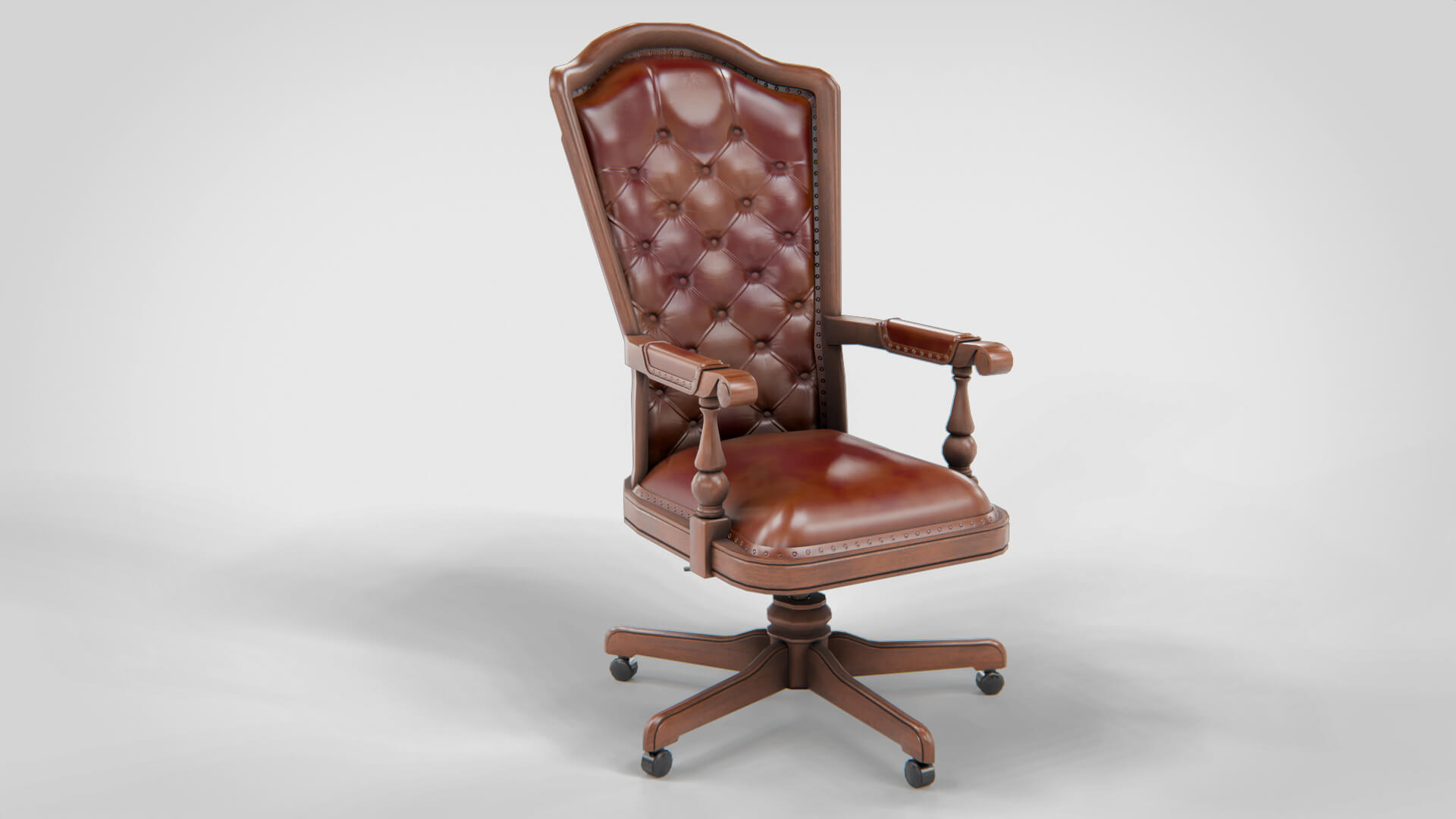 Chesterfield Executive Chair 3D Model