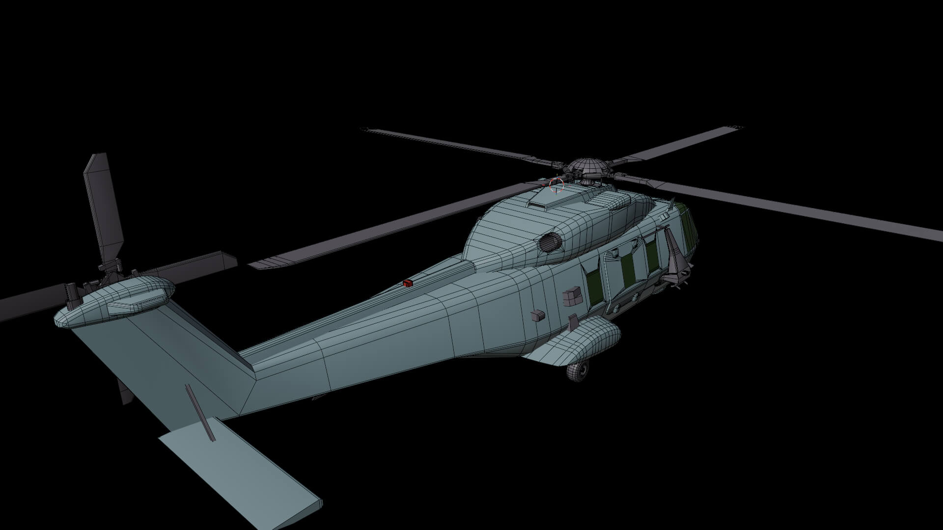 NH90 ASW Lowpoly Game Ready 3D Model