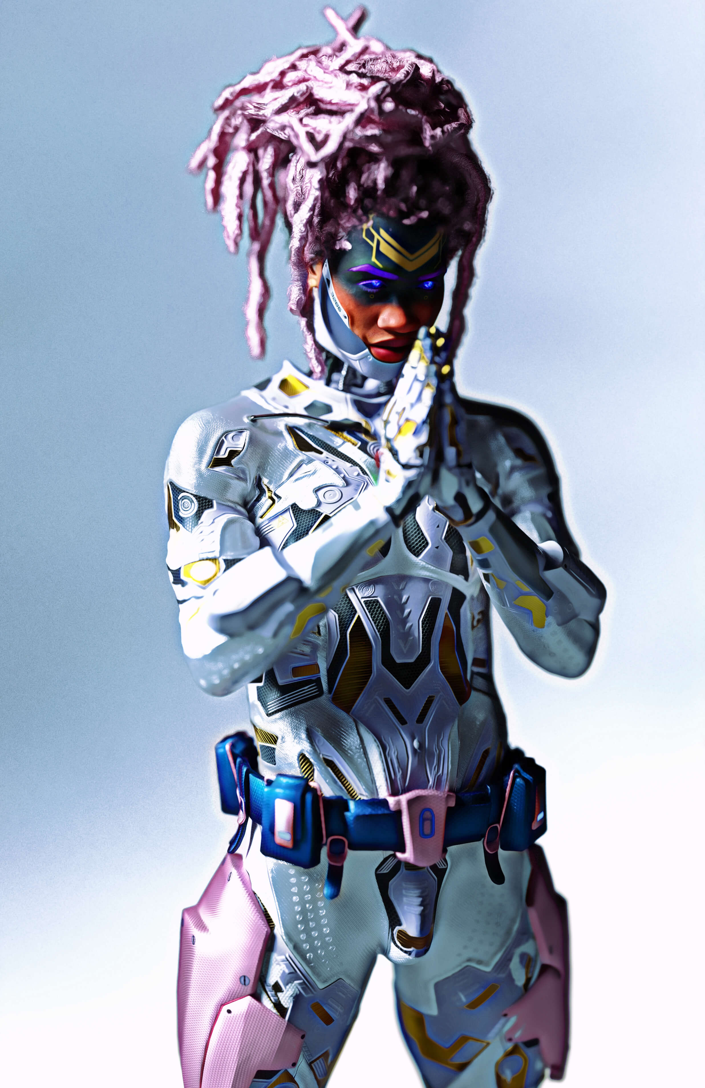 Dread Slay Bot 3D Render, Digital Artwork by Eshiel