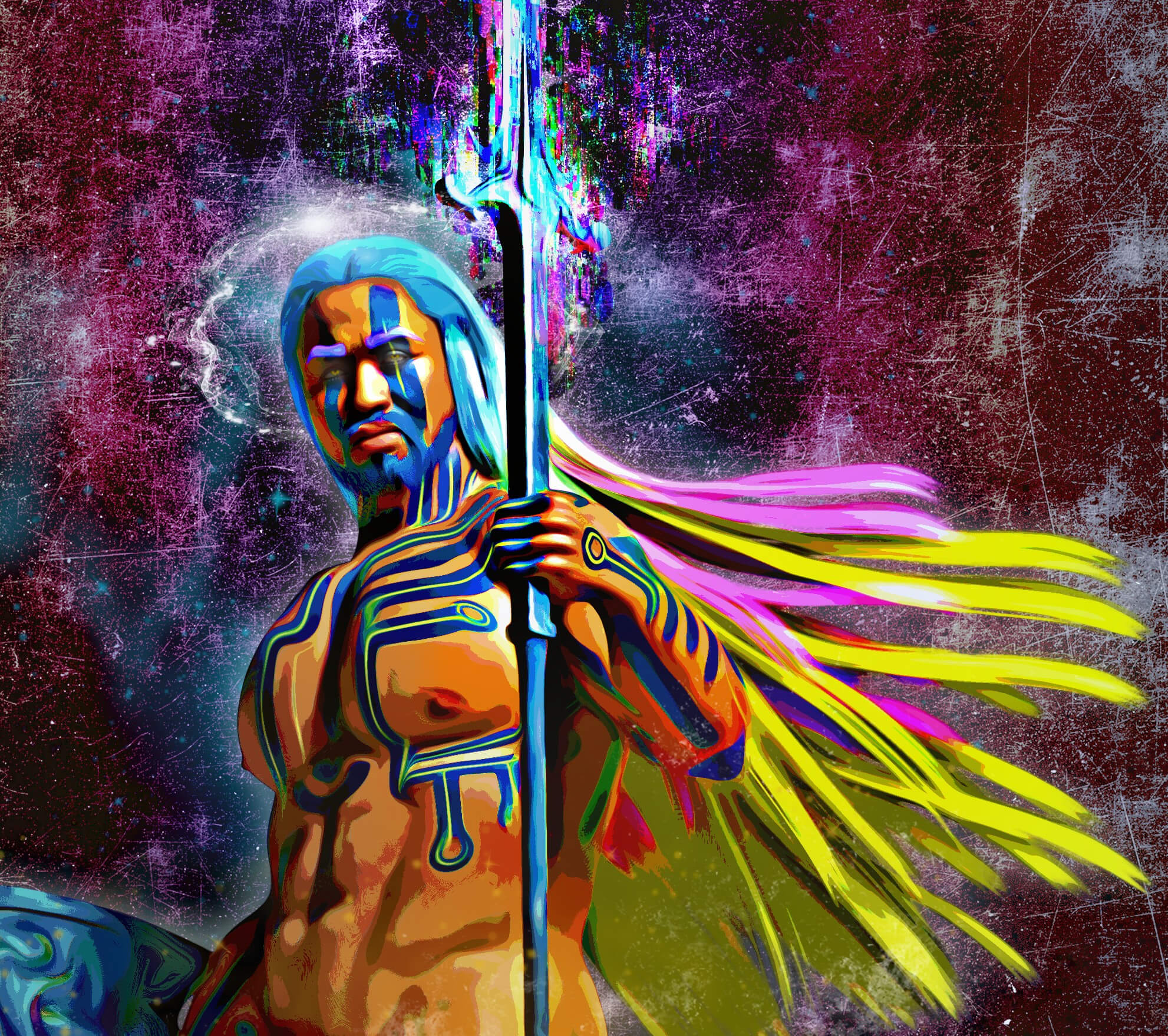 Fan Service 3D Render, Digital Artwork by Eshiel