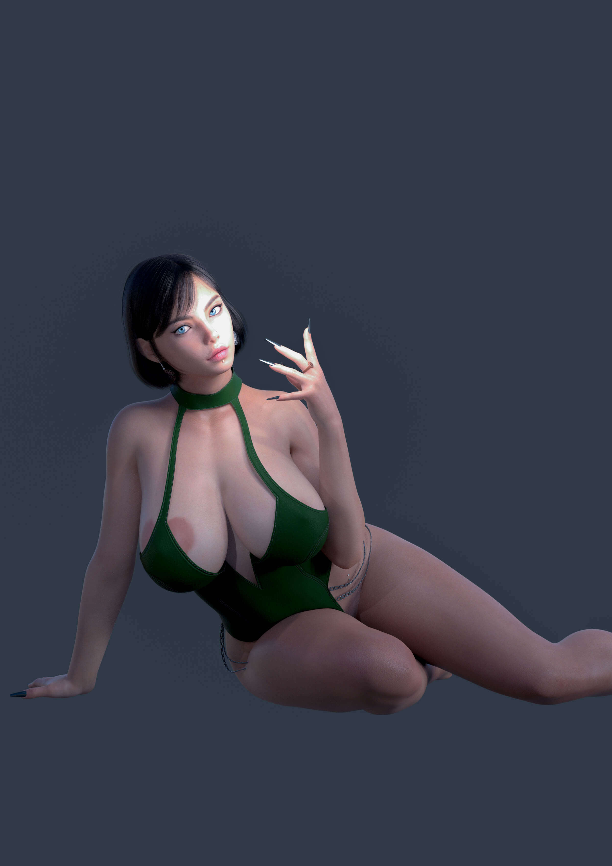 Crimson Chain Bodysuit for Genesis 8 Female Daz Content