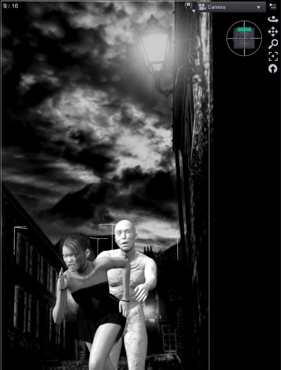Fear in Brussels 3D Render, Digital Artwork by Facesart