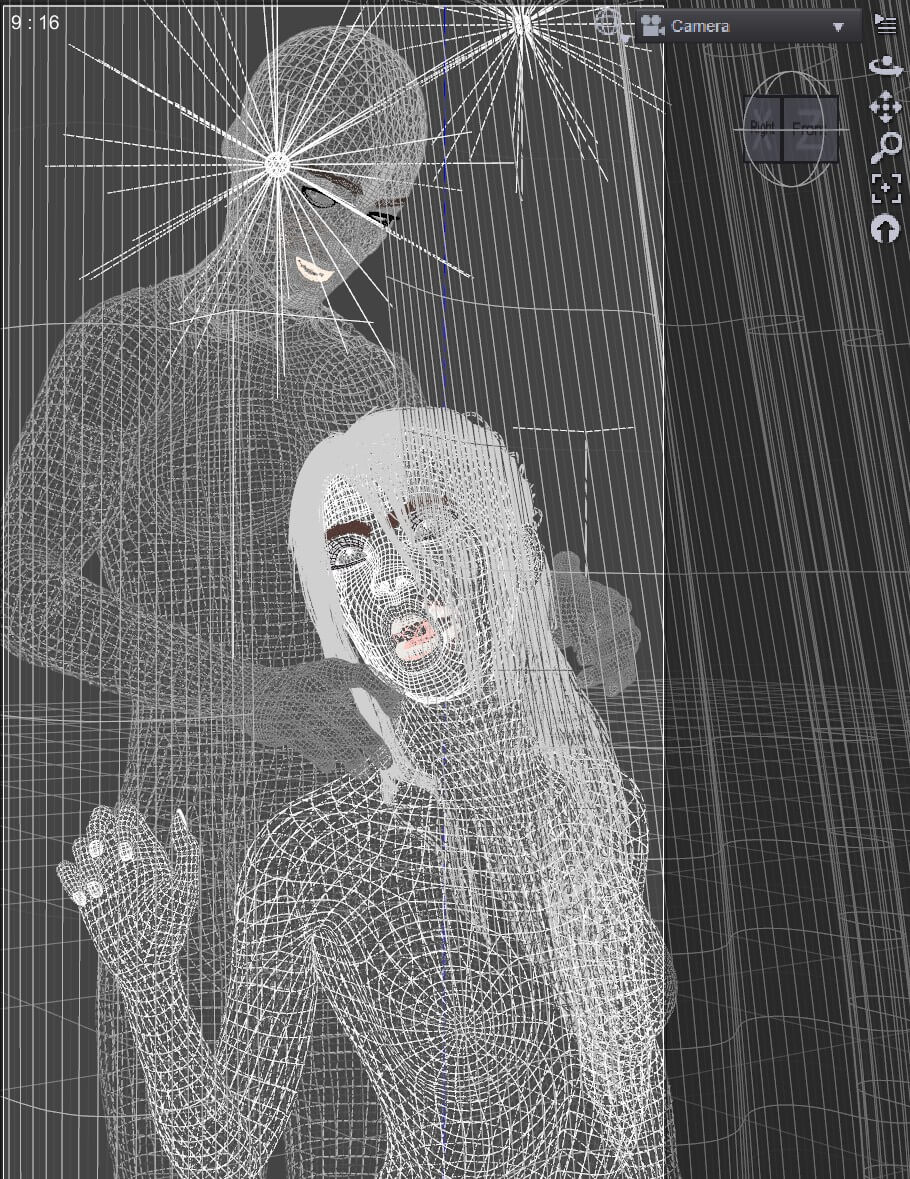 Waking Nightmare 3D Render, Digital Artwork by Facesart