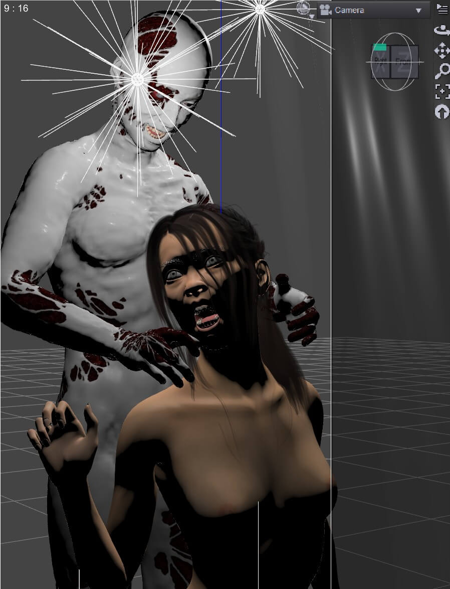 Waking Nightmare 3D Render, Digital Artwork by Facesart