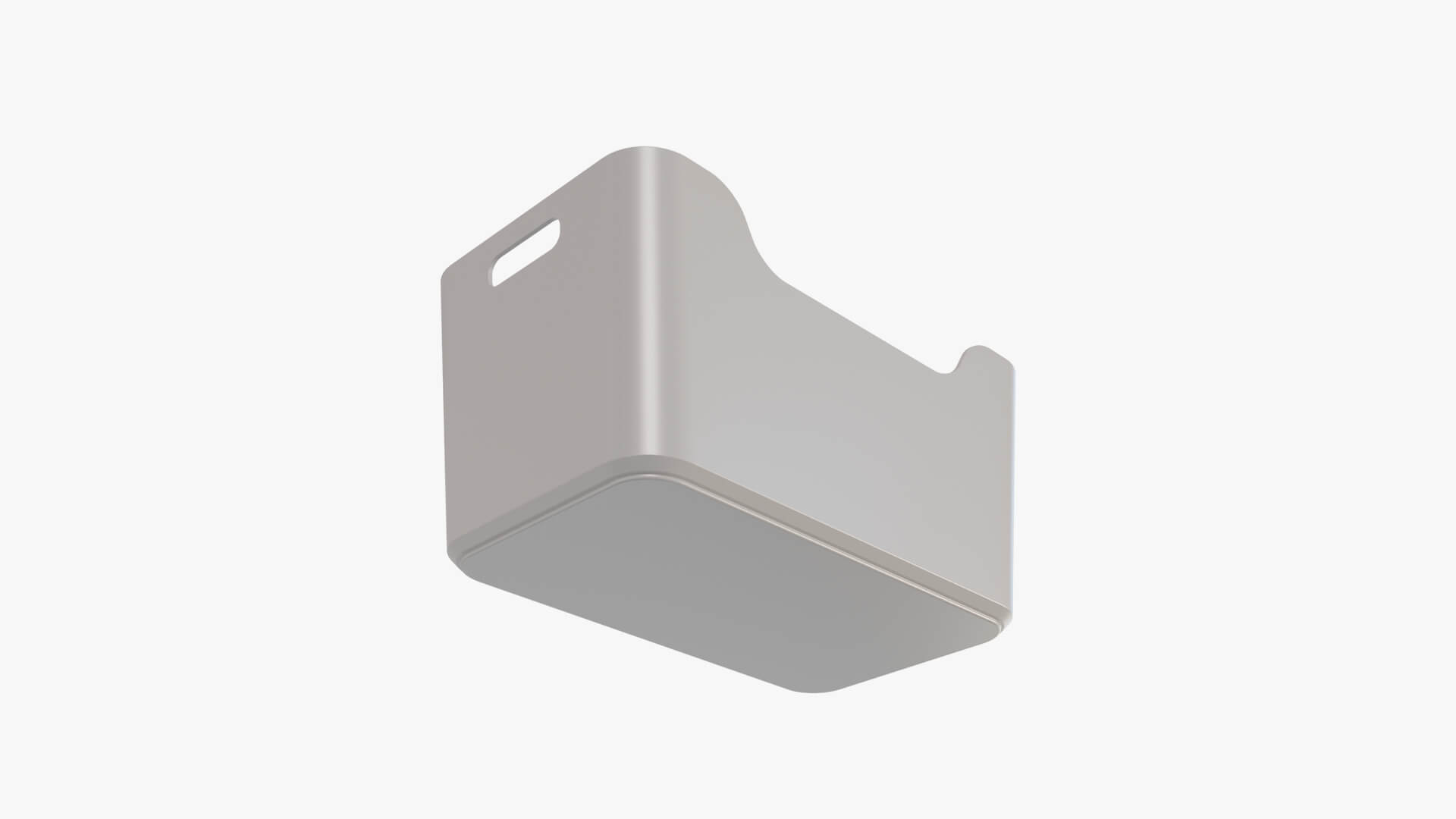 Household Plastic Storage Bin 3D Model