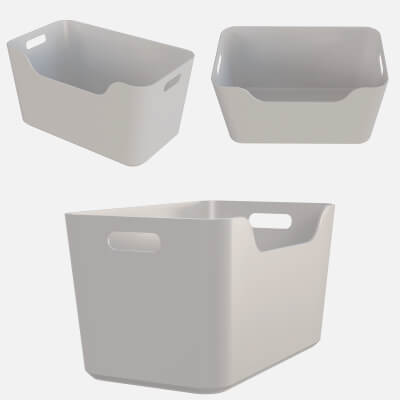 Household Plastic Storage Bin