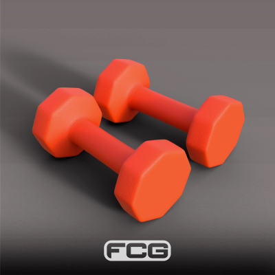 Hex Dumbbell for DAZ Studio Daz Content