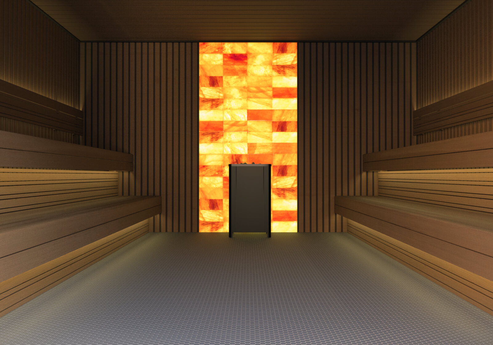 Modern Sauna &amp Spa Complex 3D Model
