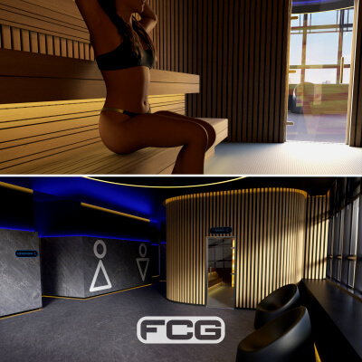 Modern Sauna & Spa Complex