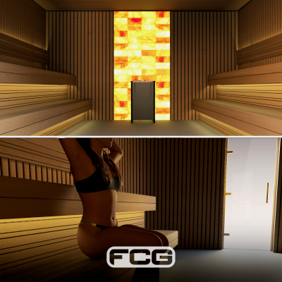 Modern Sauna & Spa Interior for DAZ Studio Daz Content