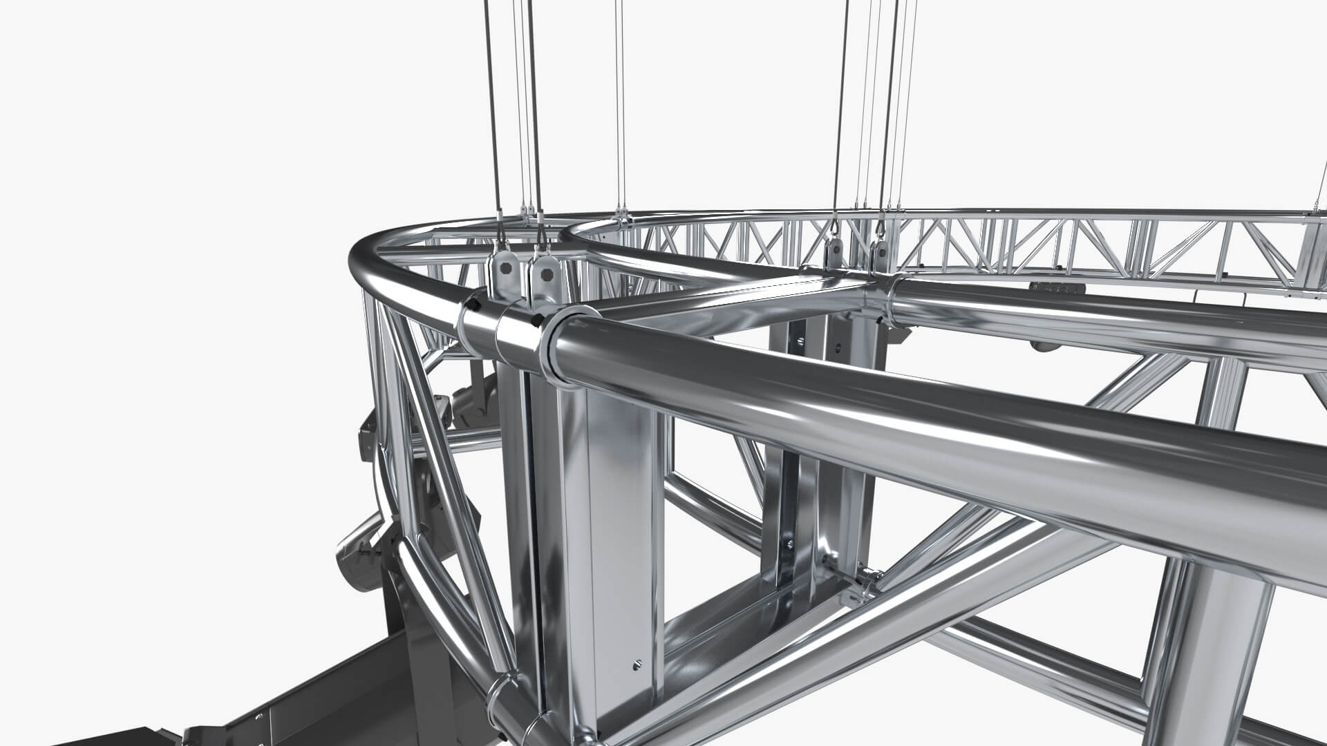 Stage Truss Lighting Rig Vol 2 - Circular for DAZ Studio Daz Content