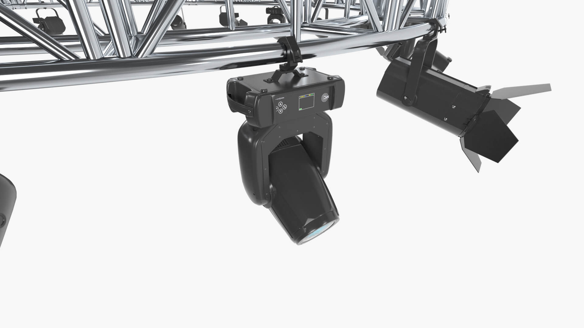 Stage Truss Lighting Rig Vol 2 - Circular for DAZ Studio Daz Content