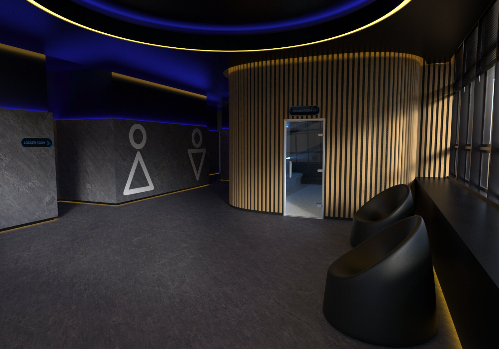 Steam Room Hammam &amp Spa Complex 3D Model