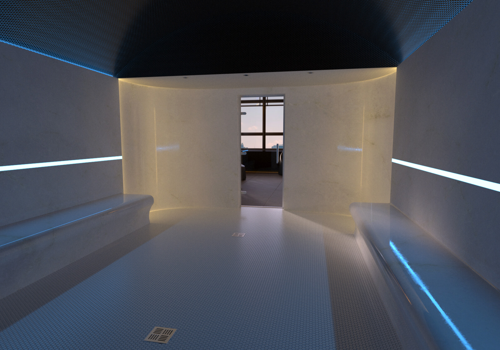 Steam Room Hammam & Spa Complex 3D Model