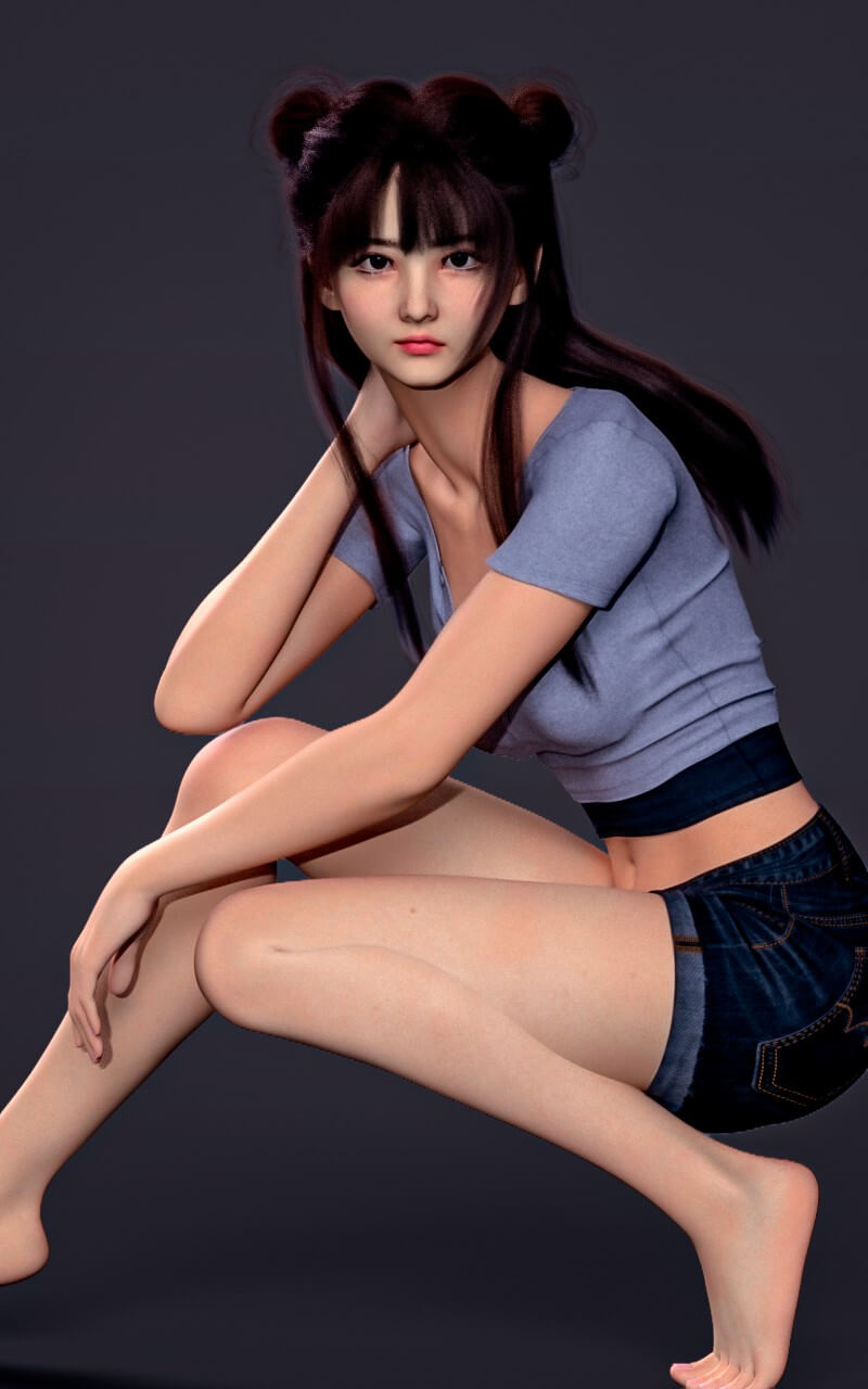 FDF Amoura for Genesis 9 Daz Content