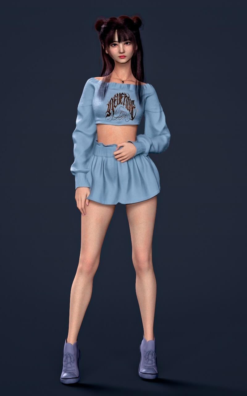 FDF Amoura for Genesis 9 Daz Content