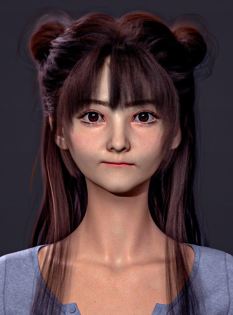 FDF Amoura Morph for Genesis 9 Daz Content