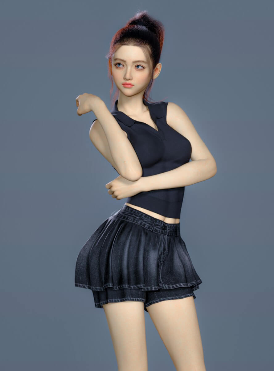 FDF Florence Morph for Genesis 9 Daz Content