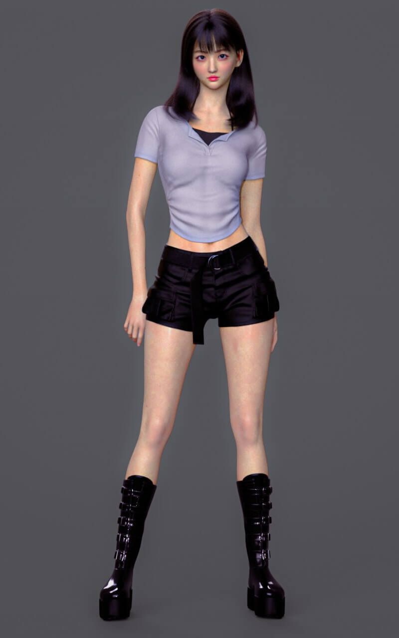 FDF Kugisaki for Genesis 9 Daz Content