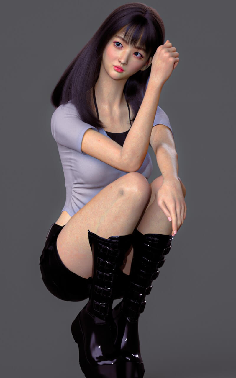 FDF Kugisaki for Genesis 9 Daz Content