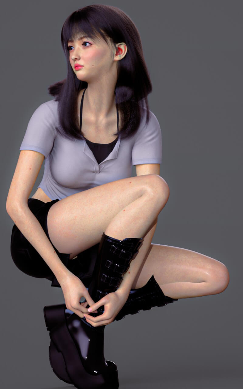 FDF Kugisaki for Genesis 9 Daz Content