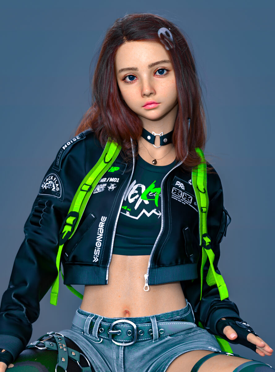 FDF Rapunza for Genesis 9 Daz Content
