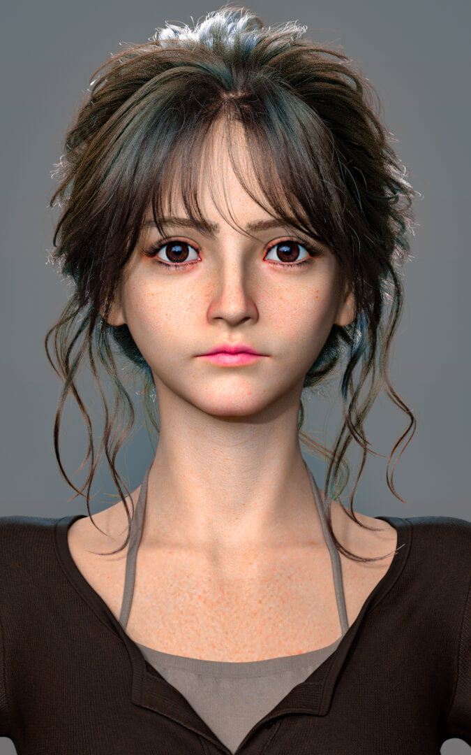 FDF Rapunza Morph Alt for G9 Daz Content