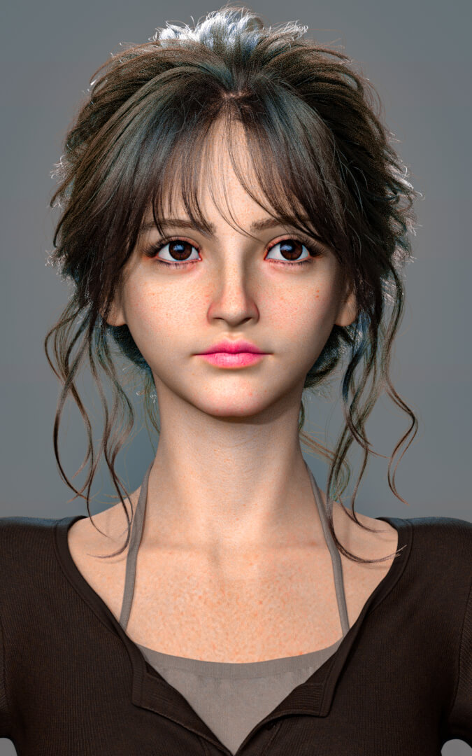 FDF Rapunza Morph Alt for G9 Daz Content