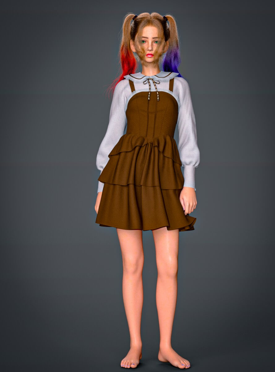 FDF Sisilia Morph for Genesis 9 Daz Content