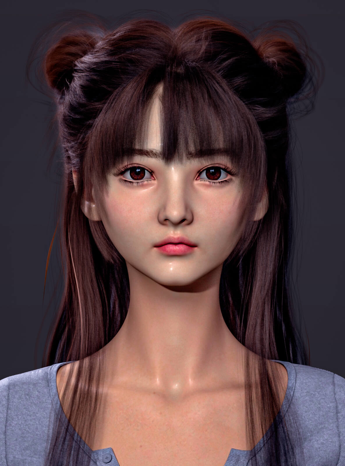 FDF Amoura for Genesis 9 3D Render, Digital Artwork by FDFan