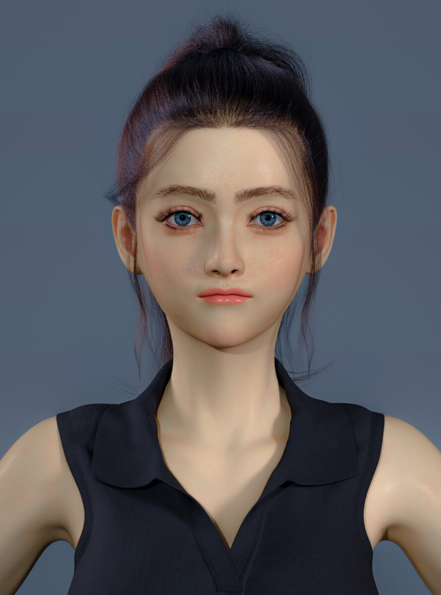 FDF Florence for Genesis 9 3D Render, Digital Artwork by FDFan