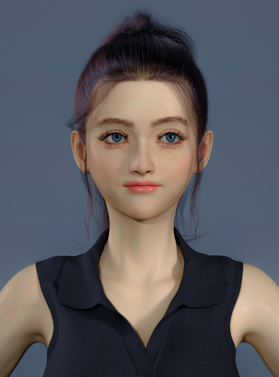 FDF Florence for Genesis 9 3D Render, Digital Artwork by FDFan
