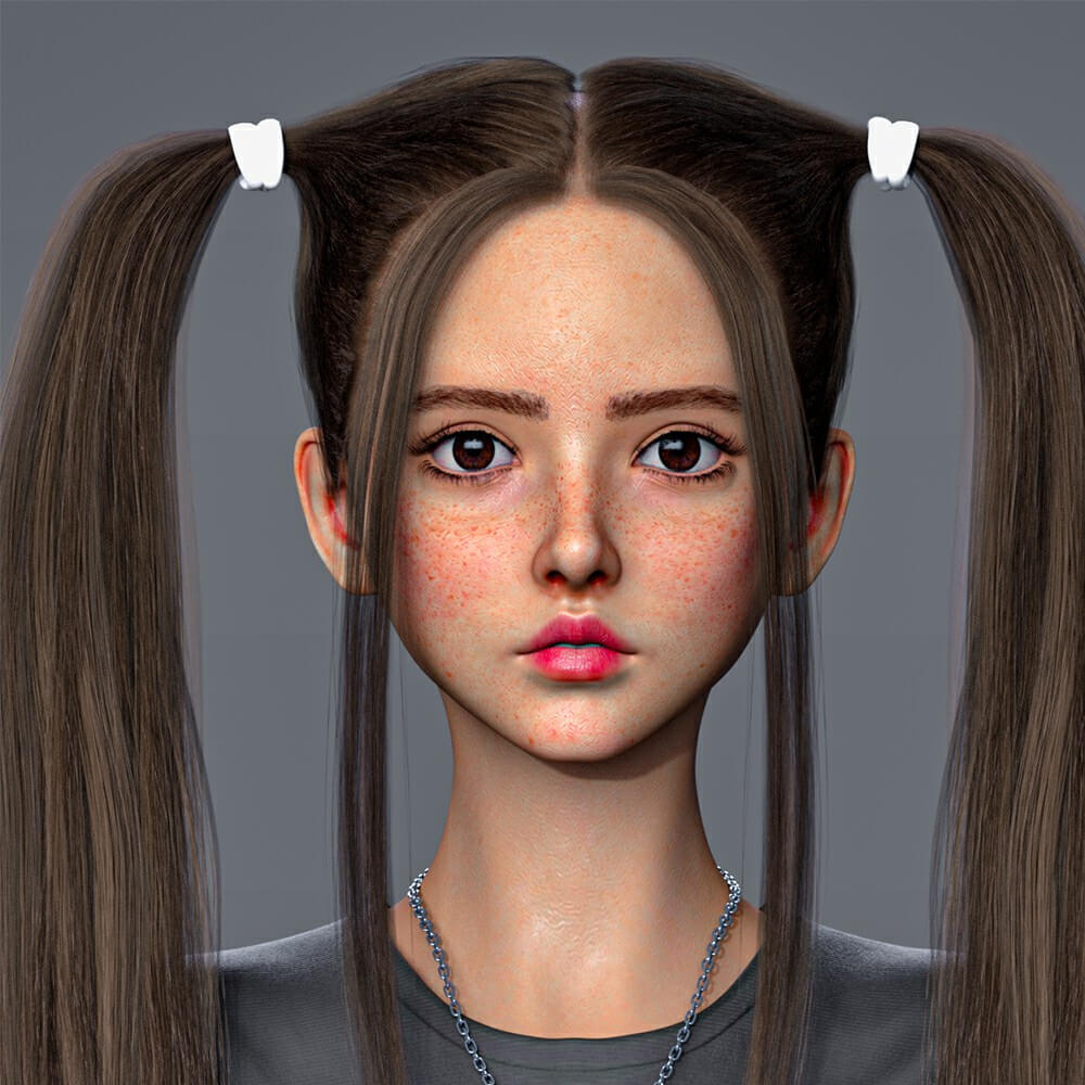 FDF Lubrica Morph for Genesis 9 3D Render, Digital Artwork by FDFan